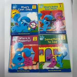Blues Clues Discovery Series Books X 4 Hard #1-3, 8